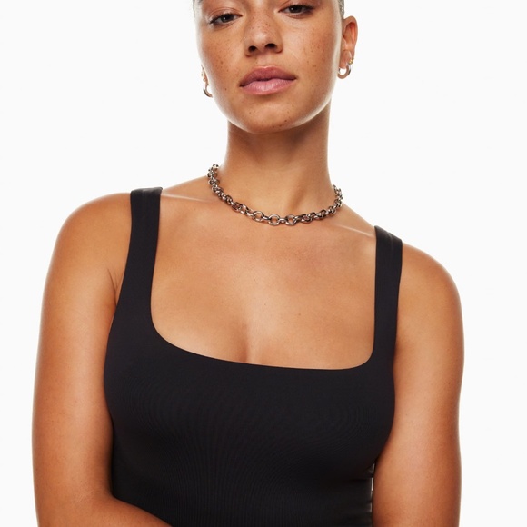 Aritzia: Contour Mini Dress, Black, Size XS - Picture 2 of 8